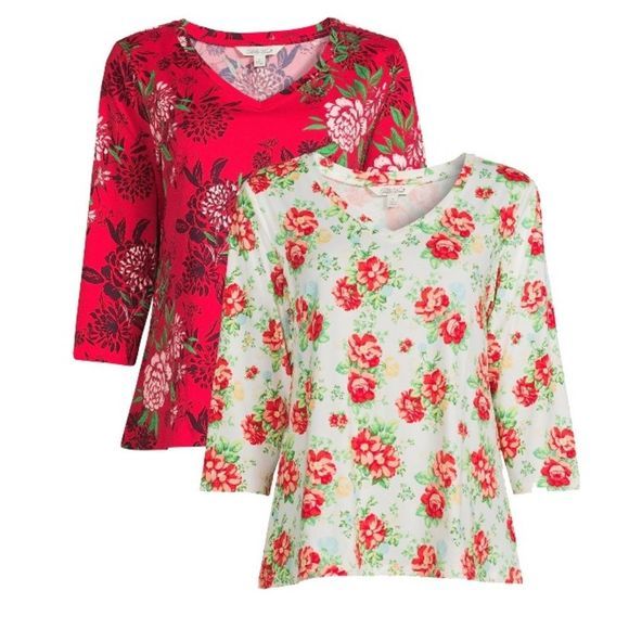The Pioneer Woman Tops - NWT SZ XXXL Set Of 2 The Pioneer Woman 3/4 Sleeves T-shirts Super Soft